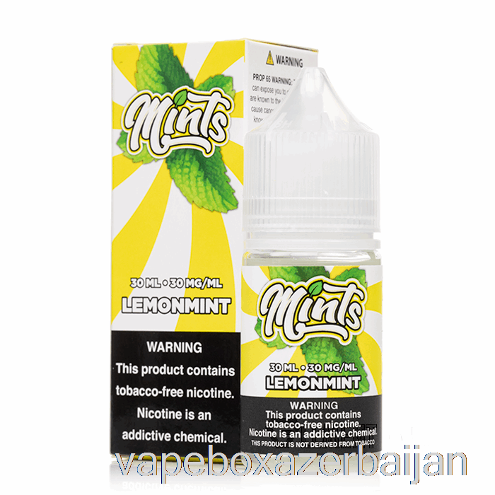 Vape Baku Lemonmint Salts - Mints Vape Co - 30mL 30mg